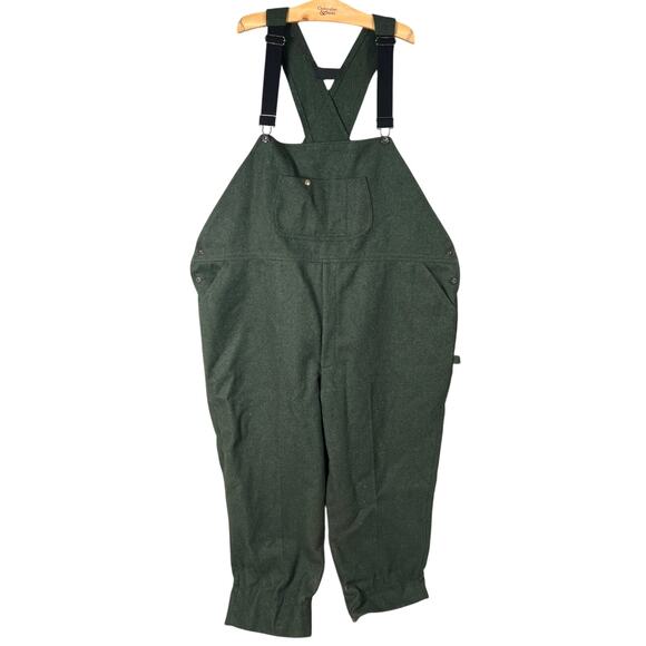 Vintage Bemidji Woolen Mills 3XL Overalls Gear Bib Green Men’s - Picture 1 of 6